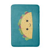 Geweldige Cute Cartoon Kawaii Smiling Taco Badmat (Voorkant Verticaal)