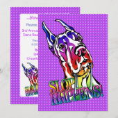 Geweldige Daansleuf gebeurt helder Kaart (Voorkant / Achterkant)