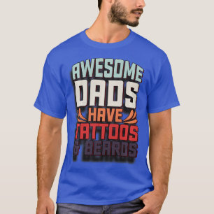 Geweldige Dads hebben oortstaarten tanden Funny Fa T-shirt