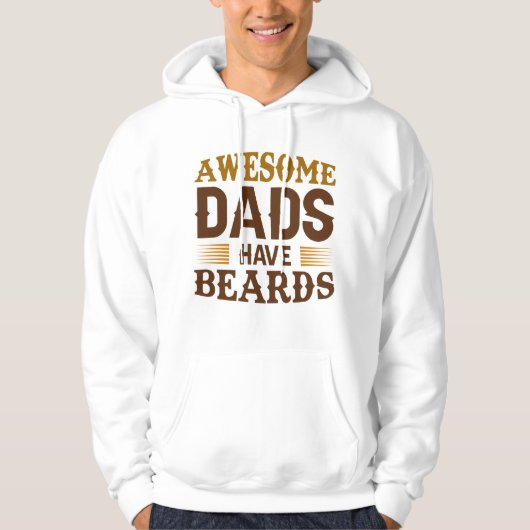 Geweldige Dads hebben paden Hoodie (Voorkant)