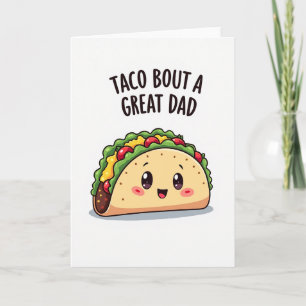 Geweldige Dads Taco Kunstkaart Kaart