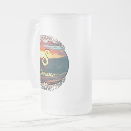 Geweldige dag 1490 matglas bierpul (Voorkant links)