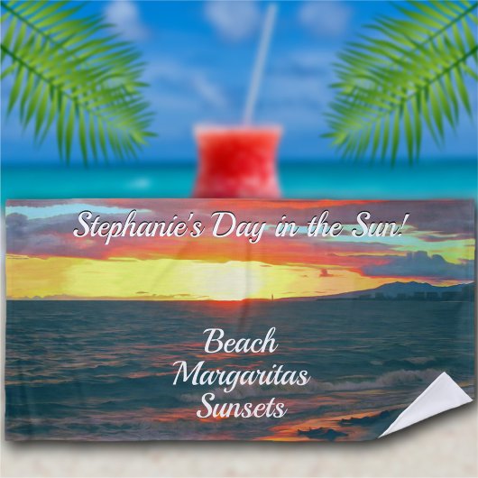 Geweldige dag in de zon 1490 strandlaken