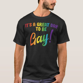Geweldige Dag Om Gay Pride-feest Lesbienne Queer C T-shirt