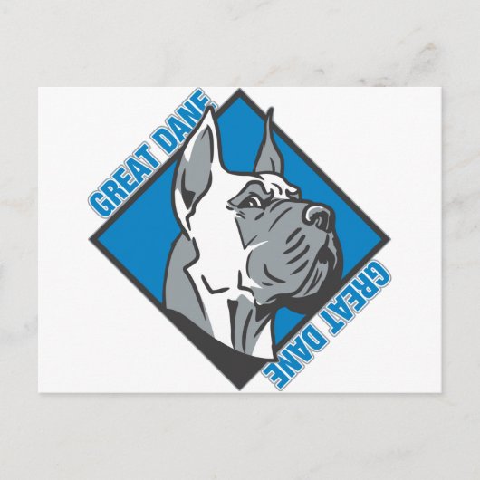 Geweldige Dane Briefkaart (Voorkant)