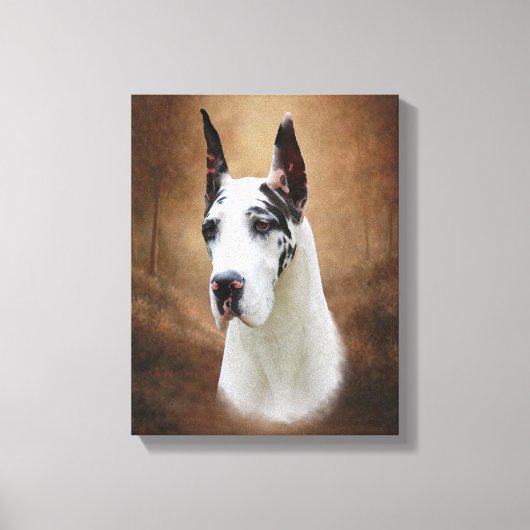 Geweldige Dane Canvas Afdruk (Voorkant)