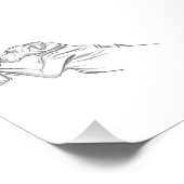 Geweldige Dane Dog Foto Afdruk (Hoek)