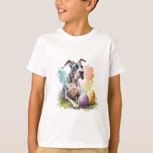 Geweldige Dane Dog-paaseieren, Happy Easter Great  T-shirt