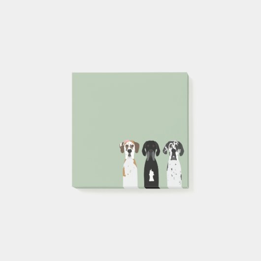 Geweldige Dane Dog Post-it® Notes (Voorkant)