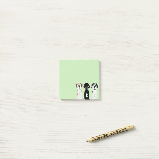 Geweldige Dane Dog Post-it® Notes (Op bureau)