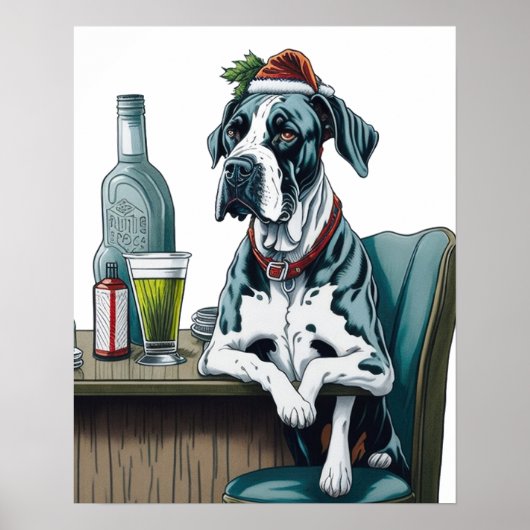 Geweldige Dane Dog Poster (Voorkant)