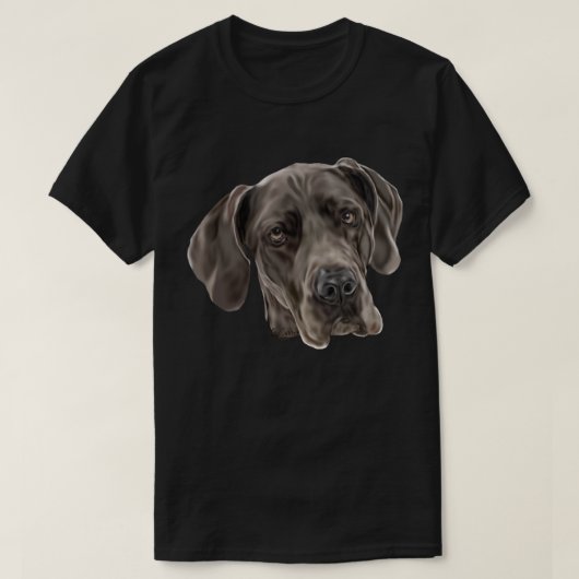 Geweldige Dane Dog T-shirt (Design voorkant)