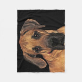 Geweldige Dane Fleece Blanket Deken (Voorkant)