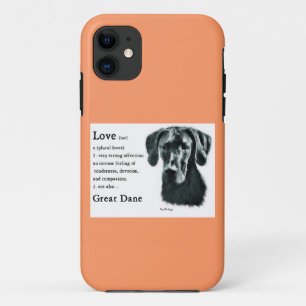 Geweldige Dane Love iPhone 11 Hoesje