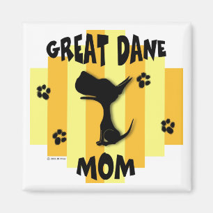 Geweldige Dane Mam Magnet Magneet