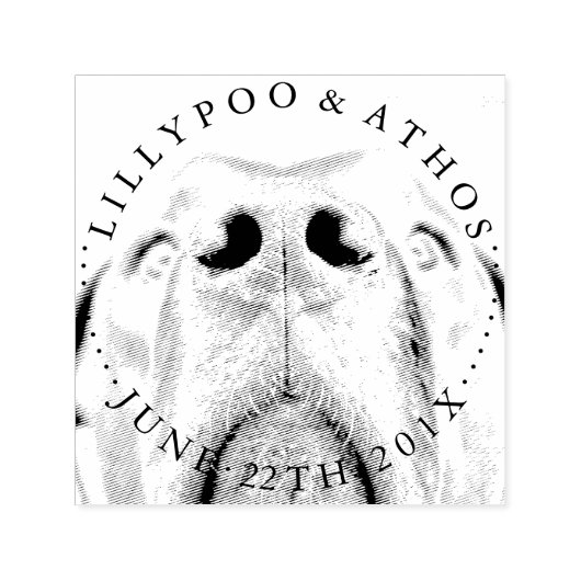 Geweldige Dane Nose Stamps Zelfinktende Stempel (Design)