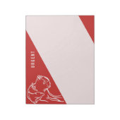 Geweldige Dane Notitieblok (Gedraaid)