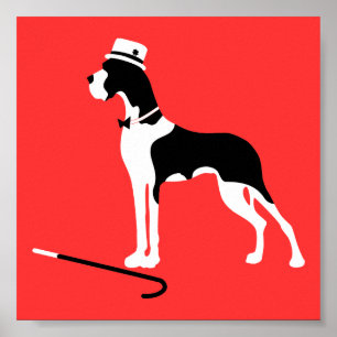 Geweldige Dane Poster