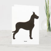 GEWELDIGE DANE RAINBOW BRIDGE SYMPATHIE KAART (Achterkant)