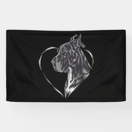 Geweldige Dane Spandoek (Horizontaal)