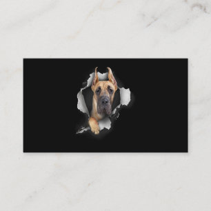 Geweldige Dane T Great Dane Lover Great Dane Visitekaartje