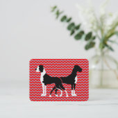 Geweldige Dane-visitekaartjes Visitekaartje (Staand voorkant)