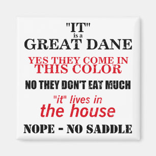 Geweldige Dane Walking Answers Magneet