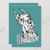 Geweldige danssleuf, BW Kaart (Voorkant / Achterkant)