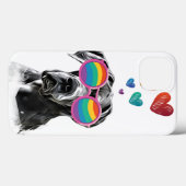 Geweldige ddadige hond met hartstocht Valentijnsda Case-Mate iPhone Case (Achterkant (horizontaal))