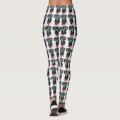 Geweldige ddadige (zwarte) Kerstmis Leggings (Achterkant)