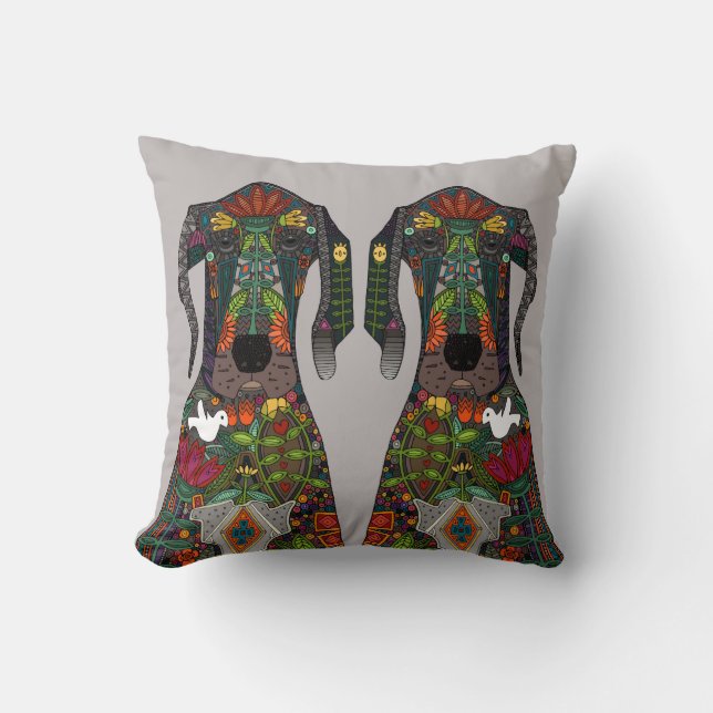 Geweldige ddeliefde grijs kussen (Voorkant)