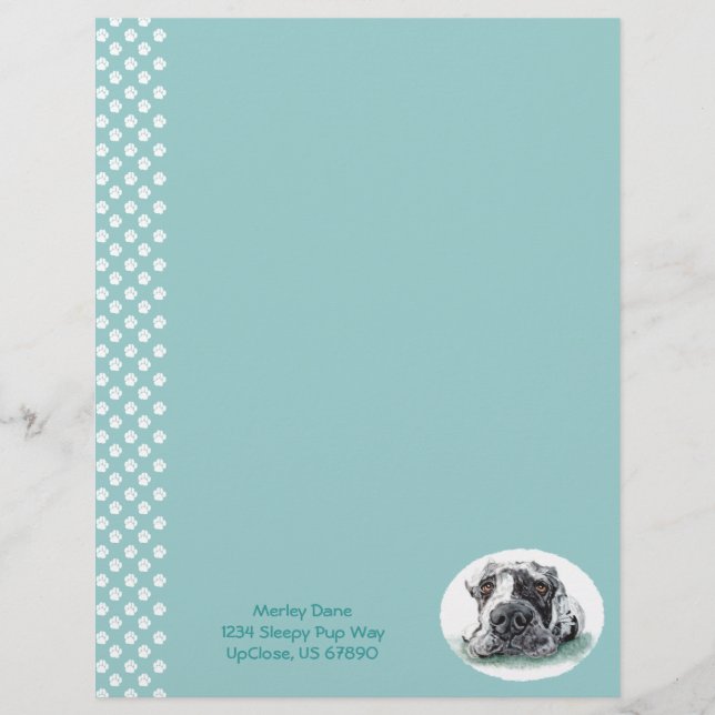 Geweldige dgestapte in Merle (Voorkant)