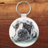 Geweldige dgestapte in Merle Sleutelhanger (Voorkant)