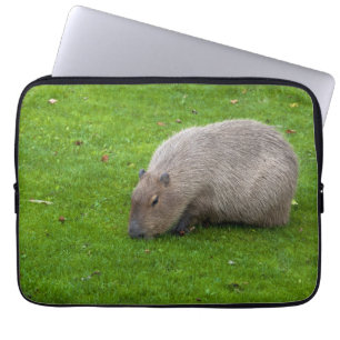 Geweldige dier capibara laptop sleeve