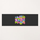 Geweldige dingen duren tijd yogamat (Voorkant (horizontaal))