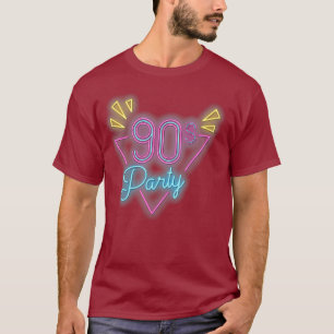 geweldige Disco kleurrijke 90s Party Dance T-shirt