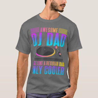 Geweldige DJ Papa Grappige DJ Muziek vrienden vrie T-shirt