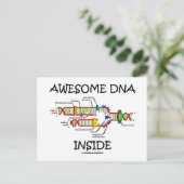 Geweldige DNA Inside Briefkaart (Staand voorkant)