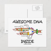 Geweldige DNA Inside Briefkaart (Voorkant / Achterkant)