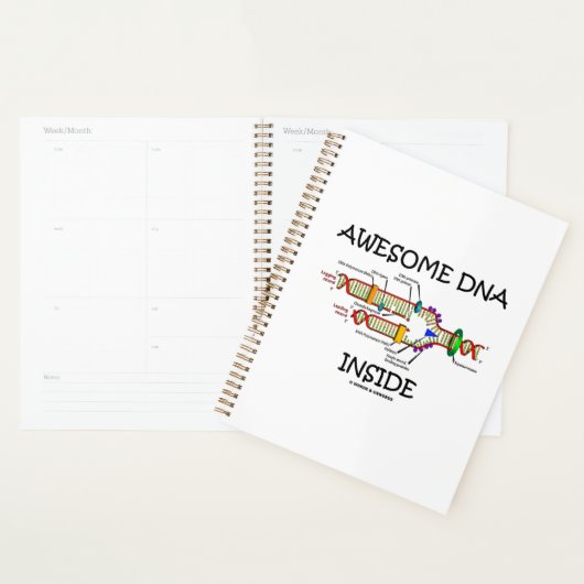 Geweldige DNA Inside Molecular Biology Humor Planner (Display)