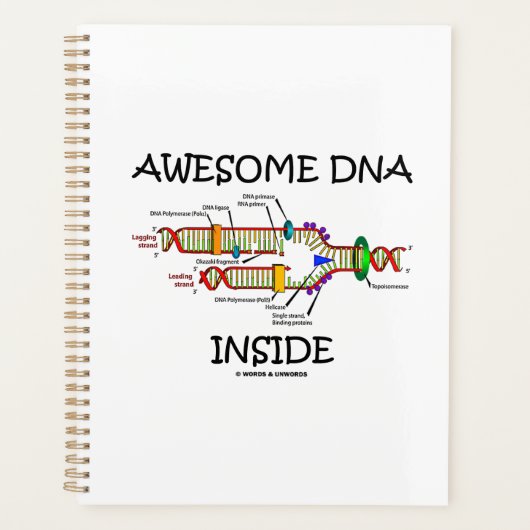 Geweldige DNA Inside Molecular Biology Humor Planner (Voorkant)