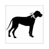Geweldige dog-pop 	rubberstempel (Afrduk)