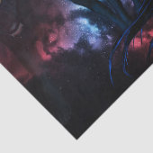 Geweldige donkere fantasiekolven tissuepapier (Detail)