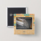 Geweldige doos vierkante button 5,1 cm (Voorkant /achterkant)