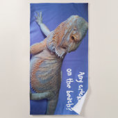 Geweldige draak print Funny Strandlaken (Voorkant)