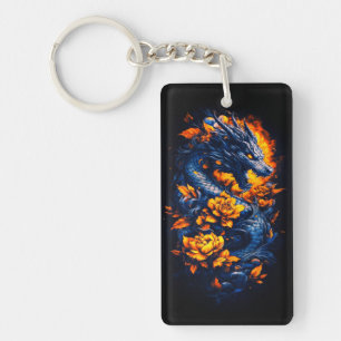 Geweldige Dragon-Sleutelhanger Sleutelhanger