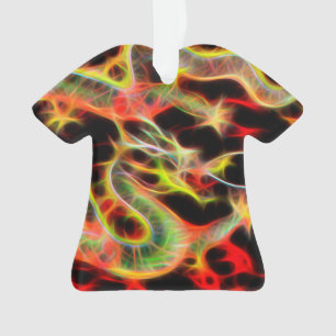 Geweldige drakenvuur op Lucky Energy Ornament