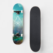 Geweldige driehoek Orionnebula, "All see eye" Skateboard (Voorkant)