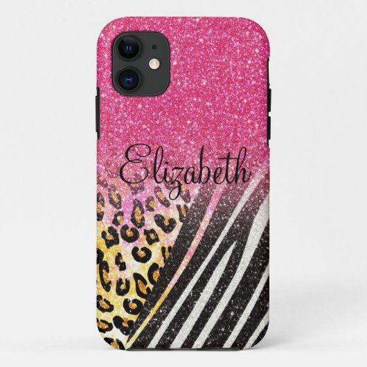 Geweldige driekleepspafdruk, zebrastrepen Case-Mate iPhone case (Achterkant)
