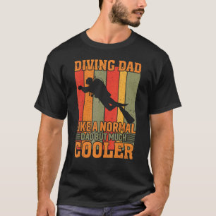 Geweldige duikende vader van mannen zoals een norm t-shirt
